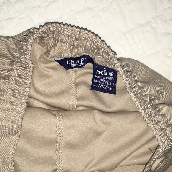 Little girls sz 5 Chaps skirt with shorts - Picture 2 of 4